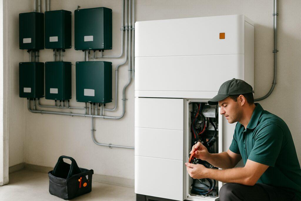 Hochmoderner Batteriespeicher für optimale Solarstromnutzung