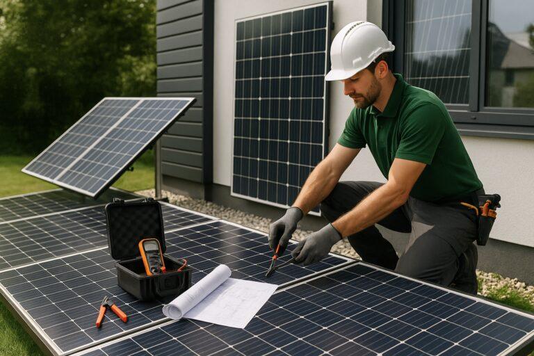 Projektierung und Installation von Photovoltaikanlagen (Dach- und Fassadenanlagen)