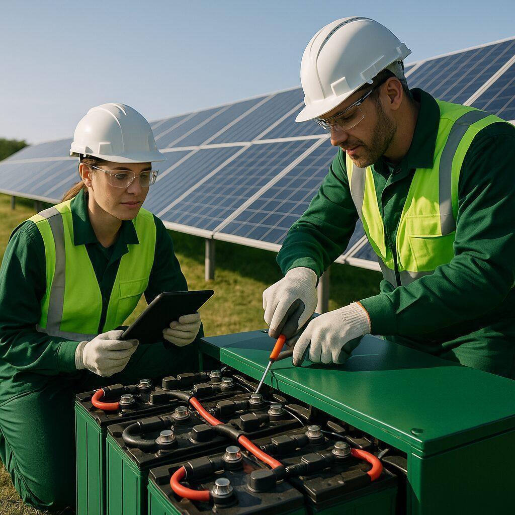 Wartung von Batteriespeichern – Solstis Energy